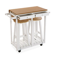 BeoXL keukentafel SET met 2 krukken Model BIONDI