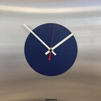 BeoXL - Wandklok RAPSODIE IN BLUE & RED MODERN DUTCH DESIGN