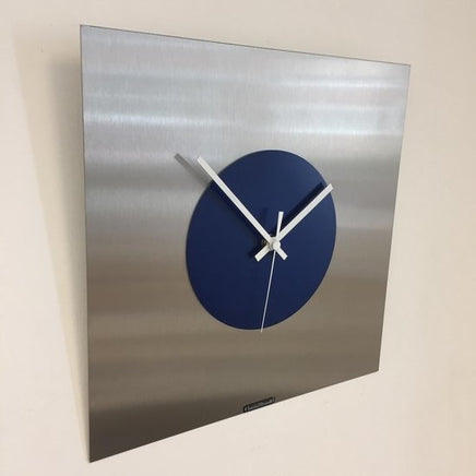 BeoXL - Wandklok THE SQUARE - RAPSODIE IN BLUE - MODERN DUTCH DESIGN