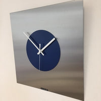 BeoXL - Wandklok THE SQUARE - RAPSODIE IN BLUE - MODERN DUTCH DESIGN