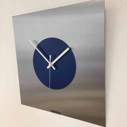 BeoXL - Wandklok THE SQUARE - RAPSODIE IN BLUE - MODERN DUTCH DESIGN