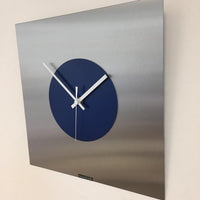 BeoXL - Wandklok THE SQUARE - RAPSODIE IN BLUE - MODERN DUTCH DESIGN