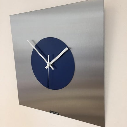 BeoXL - Wandklok THE SQUARE - RAPSODIE IN BLUE - MODERN DUTCH DESIGN