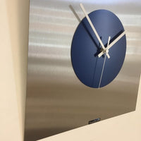 BeoXL - Wandklok THE SQUARE - RAPSODIE IN BLUE - MODERN DUTCH DESIGN