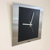 BeoXL - Wandklok THE SQUARE BLACK -MODERN DUTCH DESIGN
