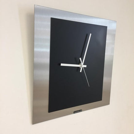 BeoXL - Wandklok THE SQUARE BLACK -MODERN DUTCH DESIGN