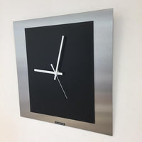 BeoXL - Wandklok THE SQUARE BLACK -MODERN DUTCH DESIGN