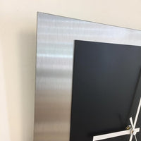 BeoXL - Wandklok THE SQUARE BLACK -MODERN DUTCH DESIGN