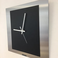 BeoXL - Wandklok THE SQUARE BLACK -MODERN DUTCH DESIGN