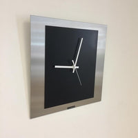 BeoXL - Wandklok THE SQUARE BLACK -MODERN DUTCH DESIGN