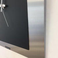 BeoXL - Wandklok THE SQUARE BLACK -MODERN DUTCH DESIGN