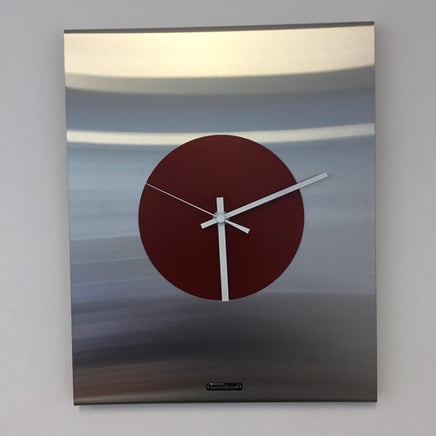 BeoXL - Wandklok Time Square RED Modern Design