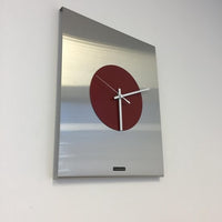 BeoXL - Wandklok Time Square RED Modern Design