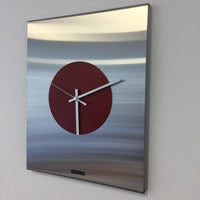 BeoXL - Wandklok Time Square RED Modern Design