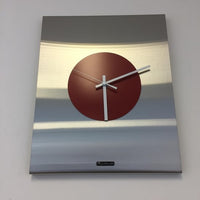 BeoXL - Wandklok Time Square RED Modern Design