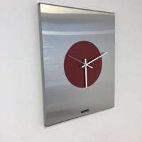BeoXL - Wandklok Time Square RED Modern Design