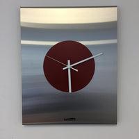 BeoXL - Wandklok Time Square RED Modern Design