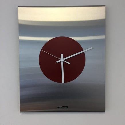 BeoXL - Wandklok Time Square RED Modern Design