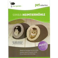 Sun Garden Simba Huisdieren Hol 45X40X32Cm Antraciet/Grijs