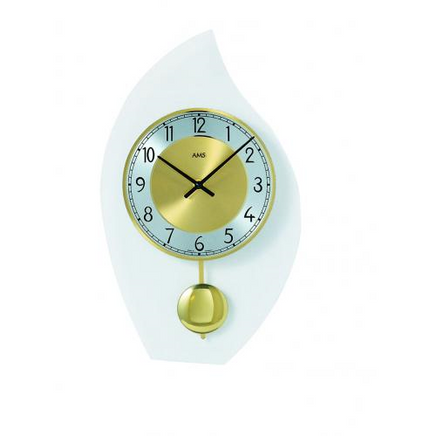 BeoXL - Wandklok Zilver en Goud modern design