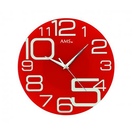 BeoXL - Wandklok RED HOT Modern Design