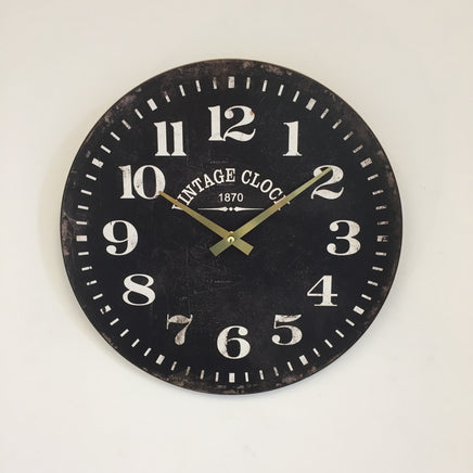 BeoXL - Wandklok VINTAGE 1870 Zwart