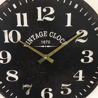 BeoXL - Wandklok VINTAGE 1870 Zwart