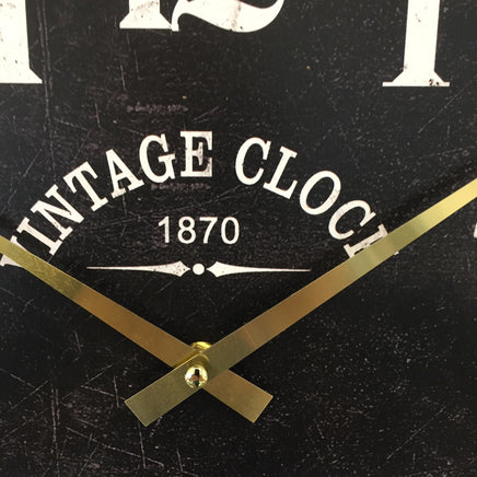 BeoXL - Wandklok VINTAGE 1870 Zwart