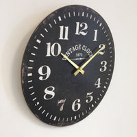 BeoXL - Wandklok VINTAGE 1870 Zwart