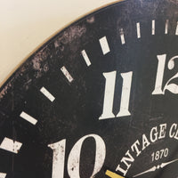 BeoXL - Wandklok VINTAGE 1870 Zwart
