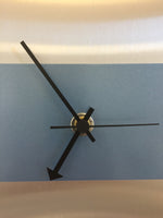 BeoXL - Wandklok YARA ICE BLUE MODERN DESIGN