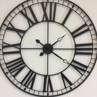BeoXL - Wandklok PRIX DE ROME vintage retro zwart