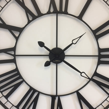 BeoXL - Wandklok PRIX DE ROME vintage retro zwart