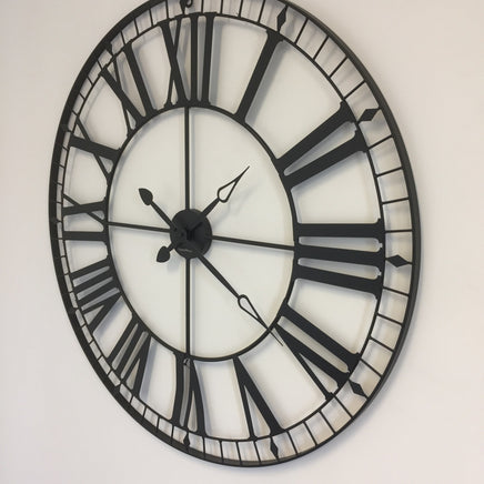 BeoXL - Wandklok PRIX DE ROME vintage retro zwart