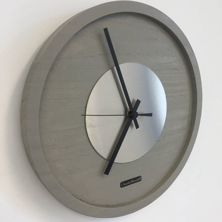BeoXL - Wandklok Quinten Zilver Modern Design