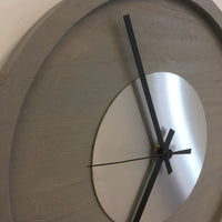 BeoXL - Wandklok Quinten Zilver Modern Design