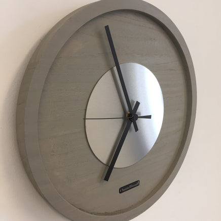 BeoXL - Wandklok Quinten Zilver Modern Design