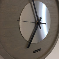 BeoXL - Wandklok Quinten Zilver Modern Design