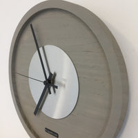 BeoXL - Wandklok Quinten Zilver Modern Design