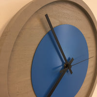 BeoXL - Wandklok Quinten BLUE Modern Design