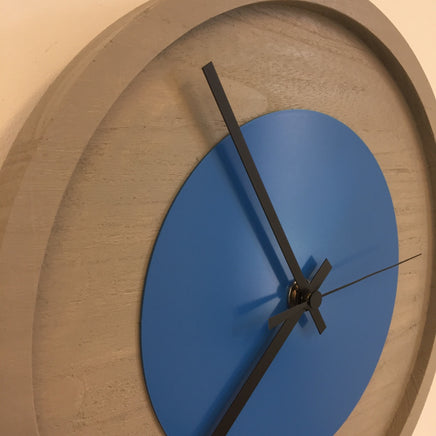 BeoXL - Wandklok Quinten BLUE Modern Design