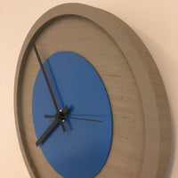 BeoXL - Wandklok Quinten BLUE Modern Design