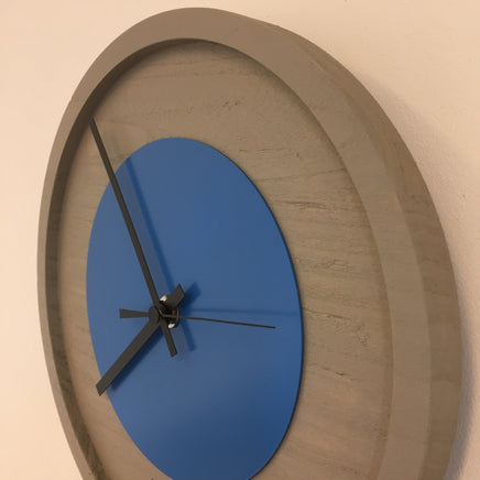 BeoXL - Wandklok Quinten BLUE Modern Design