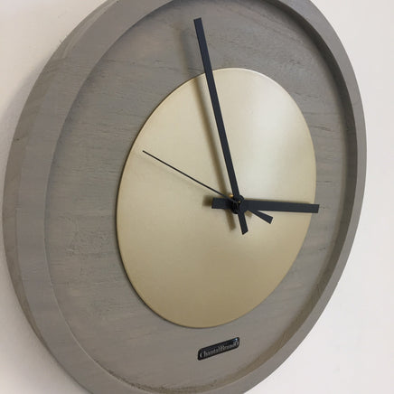 BeoXL - Wandklok Quinten GOLD Modern Design