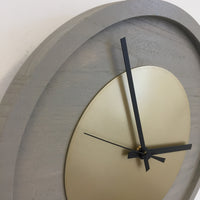 BeoXL - Wandklok Quinten GOLD Modern Design