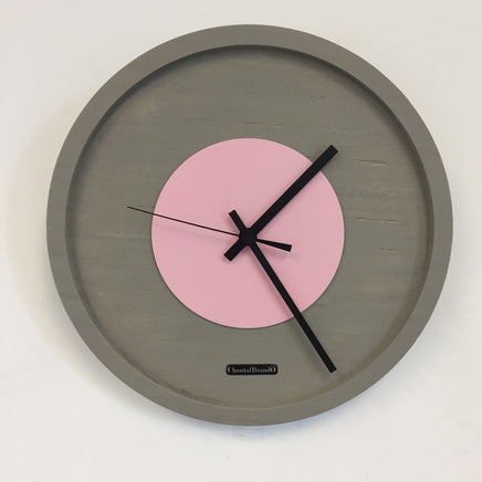 BeoXL - Wandklok Quinten PINK Modern Design