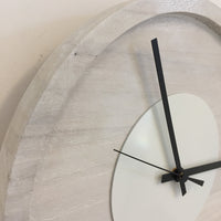 BeoXL - Wandklok Quinten White On White Modern DUTCH Design