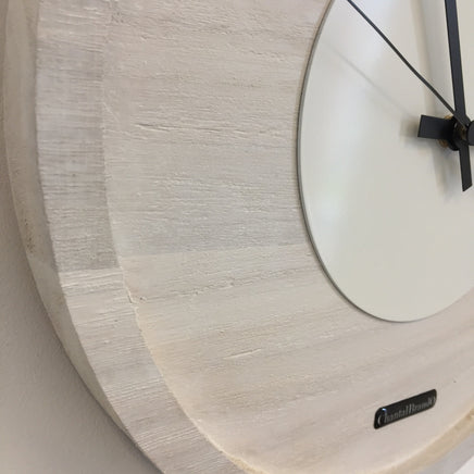BeoXL - Wandklok Quinten White On White Modern DUTCH Design