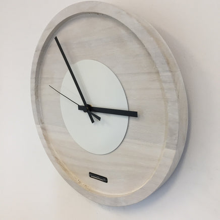 BeoXL - Wandklok Quinten White On White Modern DUTCH Design