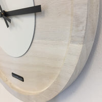 BeoXL - Wandklok Quinten White On White Modern DUTCH Design